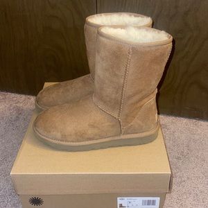 Women’s size 7 classic short chestnut Ugg boots